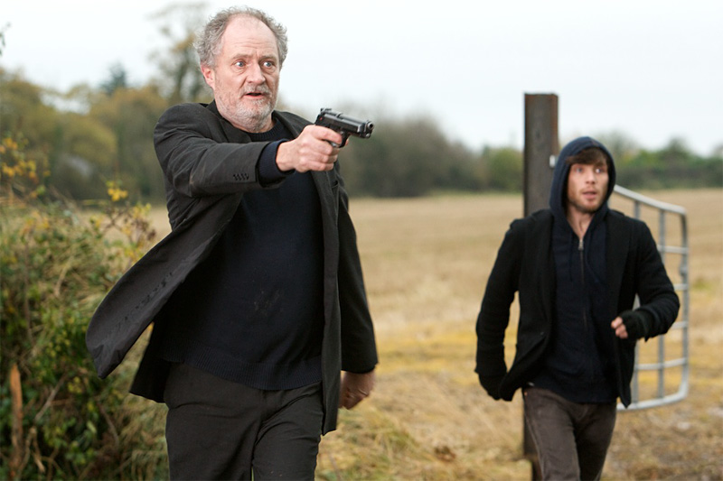 Broadbent (left) and Murphy play Irishmen in need of cash.