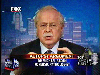 Renowned forensic pathologist Michael Baden and other experts refute Purolls account of the shooting: I dont see what the problem is in calling this a close-contact wound."