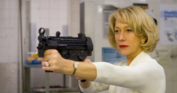 Mirren. Machine gun. We are so there.