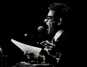 Bernstein in 1988, opening for Burroughs.