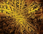 Police investigation: police line do not cross
