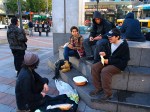The steps at Westlake Park, where kids find a family.