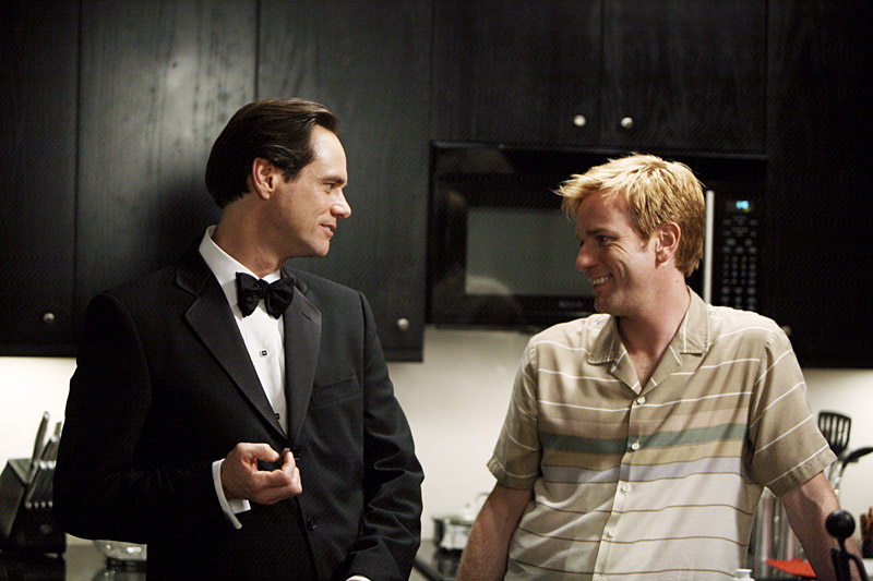 Carrey (left) as the con man, McGregor as his beloved.