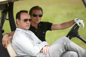 The corrupt mentor (Spacey) and his prot&eacute;g&eacute; (Barry Pepper).