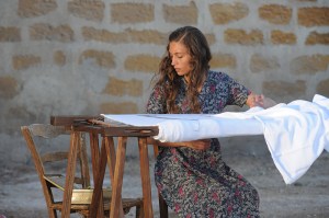 Margareth Mad&egrave; as the village beauty and seamstress.