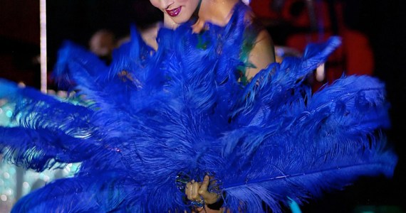 Miss Indigo Blue helps celebrate a local burlesque centennial.