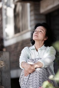 Yun in a contemplative moment.