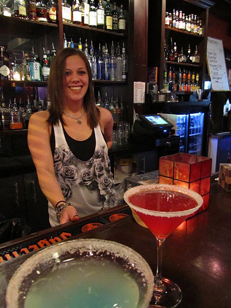 Unusual manicure, peculiar cocktail.