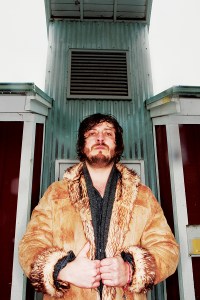 Kohl stitched his jacket together from the hides of deer and sheep slaughtered near The Dirt Farm's barn.