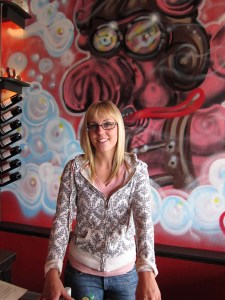 Where does your child's teacher moonlight at night?