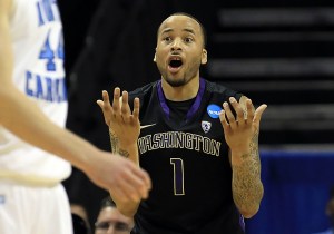 Venoy Overton during the third round of this year's NCAA tournament.