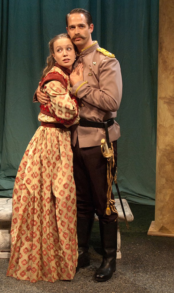 Not quite betrothed: Kennedy and Childers.