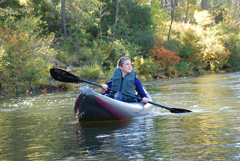 Rabe paddles her way into paradise in Letters From the Big Man.