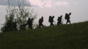 They take a hike--into horror!