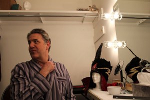 Freeman between Aladdin rehearsals.