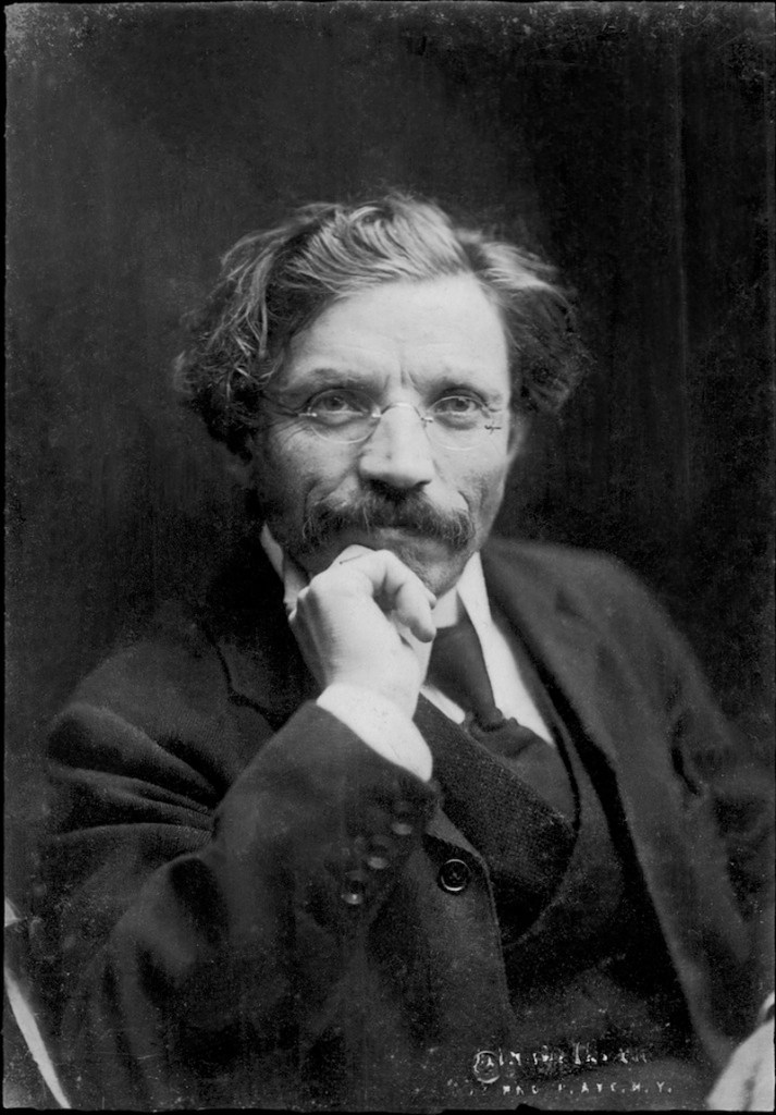 Aleichem in New York, circa 1907.