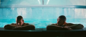 Four legs of a love triangle: Devid Striesow (left) and Sebastian Schipper.