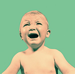 Portrait of Baby Crying