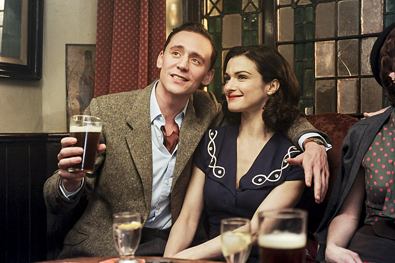 A not-brief-enough encounter: Hiddleston and Weisz.