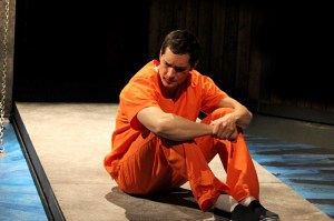 Sloniker as the innocent behind bars.