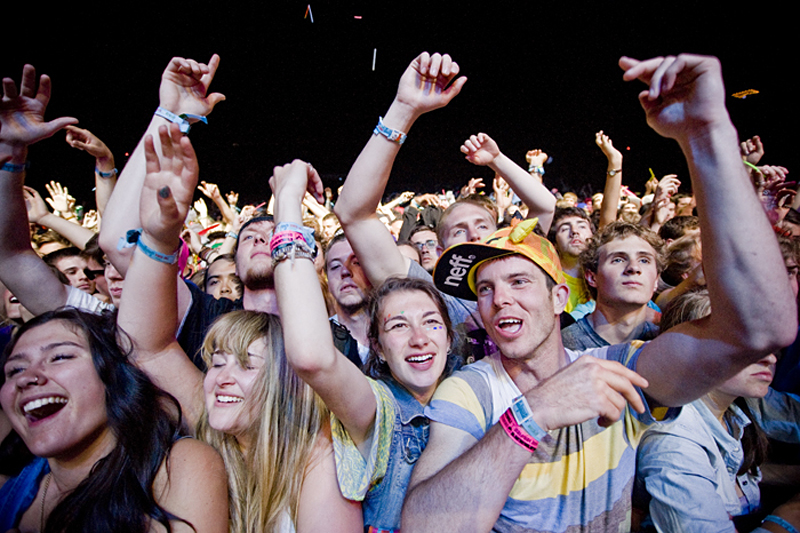 EDM fans at Sasquatch! last month.