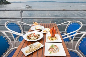 Ray's could serve fried bologna and people would still flock for this view. View the slide show here.