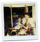 Hadley Longe selling dogs in Pioneer Square in the mid-'90s.