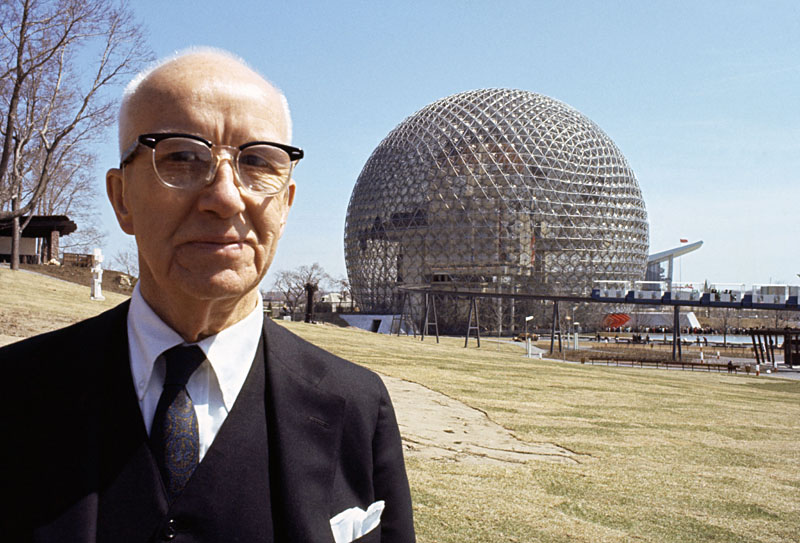 Fuller at the 1967 World's Fair in Montreal.