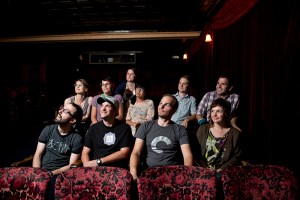 Brian Alter (front row, third from left) and fellow volunteers.
