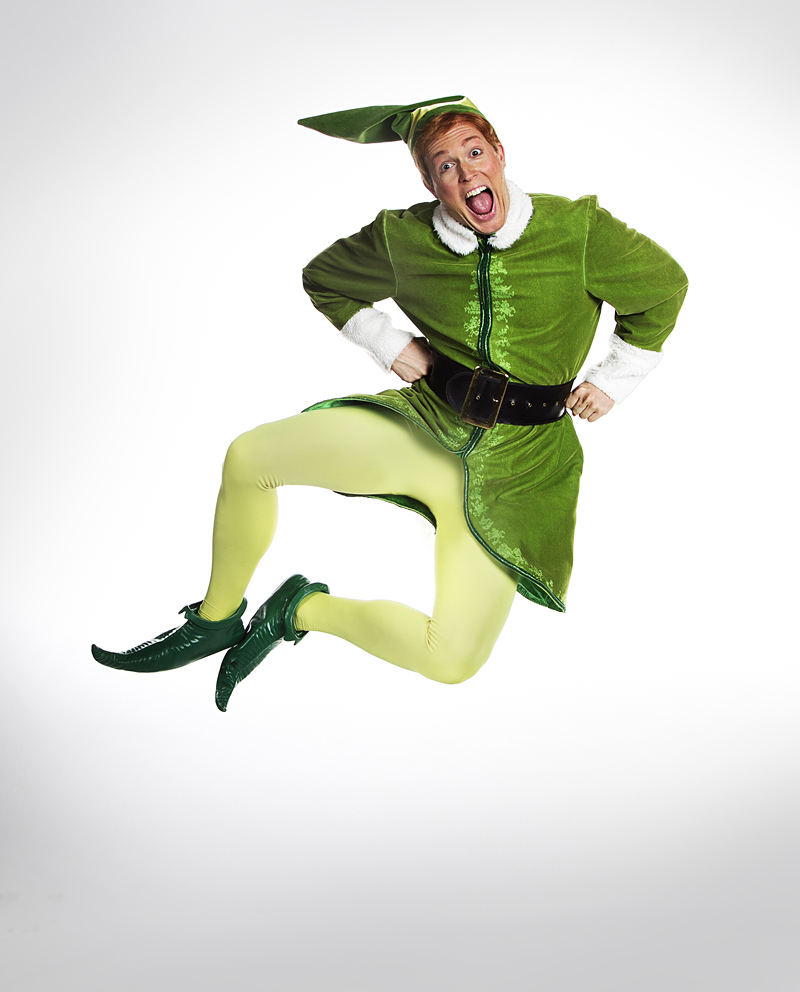 Matt Owen in Elf at the 5th Avenue Theatre.