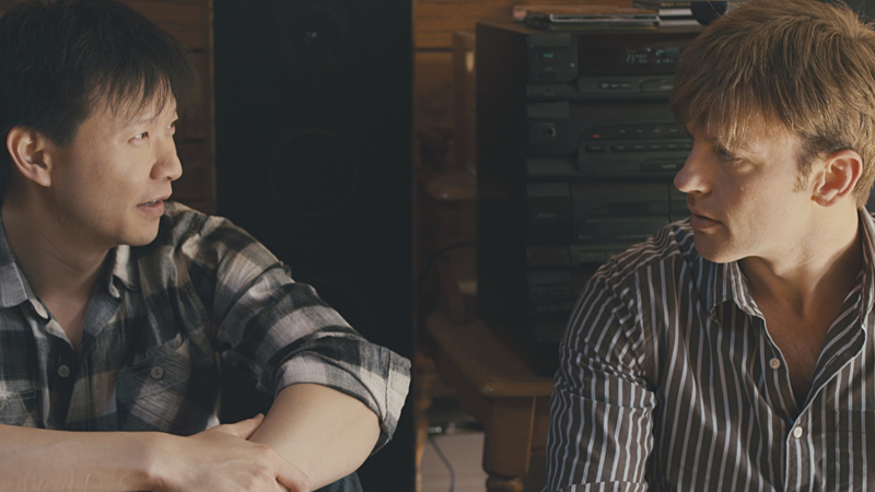 Protective parents Wang (left) and St. John.