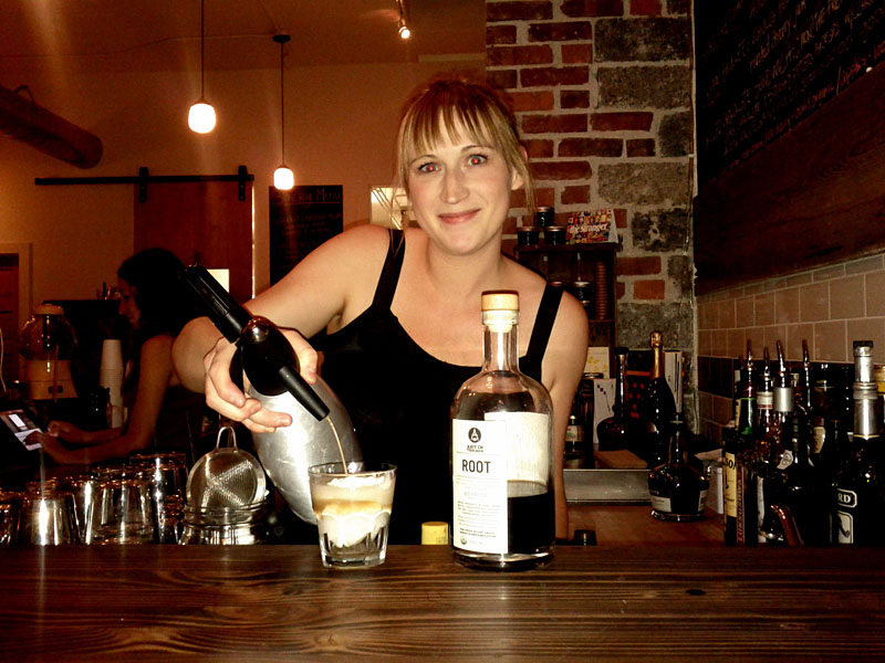 Brandy Black makes the root-beer float an adult drink.