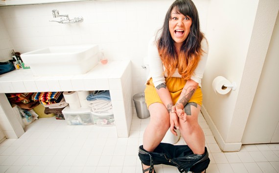 Nouela: paying her opening-act dues.