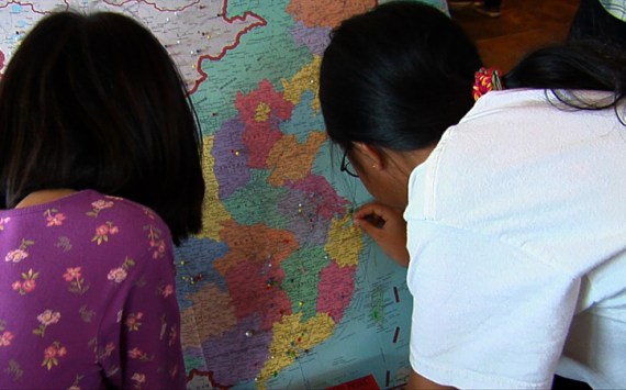 Adoptees find their old homeland on the map.