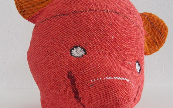 Sherry Markovitz's Coral Bear, at BAM.