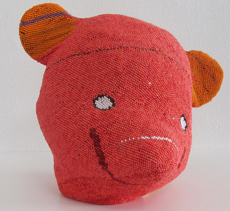 Sherry Markovitz's Coral Bear, at BAM.