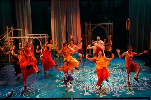 Gotta dance! Rama and Sita's wedding is celebrated.