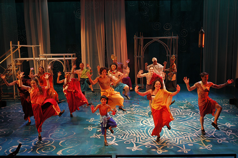 Gotta dance! Rama and Sita's wedding is celebrated.