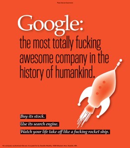 Seattle Weekly Loves Google