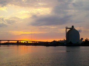 Don't go in the bay! For God's sake, keep out of the bay!