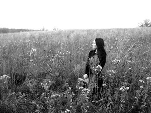 The author at home in Iowa.