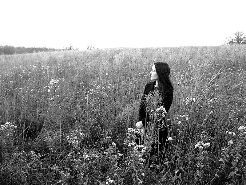 The author at home in Iowa.