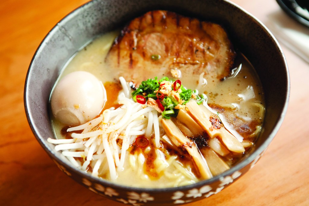 Top: 4649’s excellent shio ramen.Bottom: Shoyu ramen explains Kukai’s success in Bellevue.