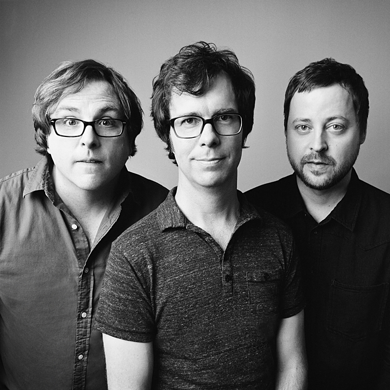 Ben Folds FiveRobert Sledge, Ben Folds, Darren Jessee (left to right)photographed in Los Angeles, CA 08/17/12Management:Alan Wolmark @ CEC Mgmt.alan@cecmgmt.com