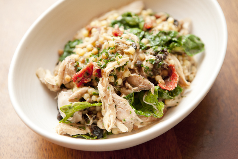 A folksy cacciatora with strands of roasted rabbit.