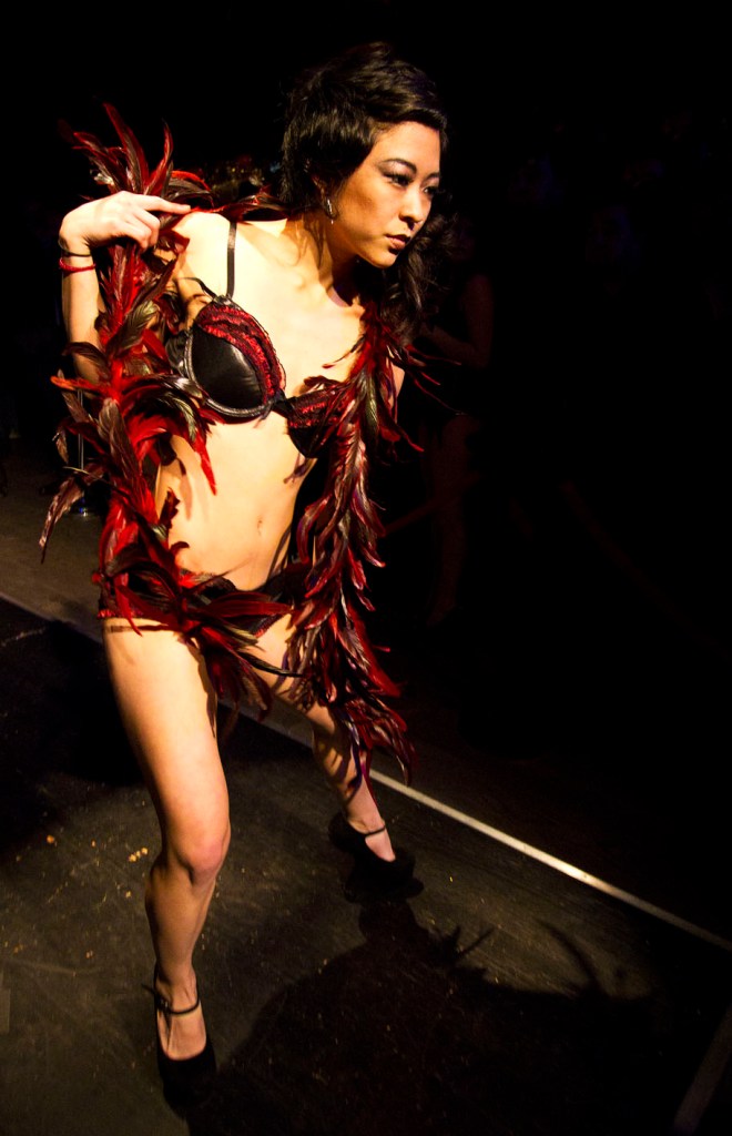 Chance's monthly fashion Saturday show featured lingerie from Twala Intimates, LLC, Beauty