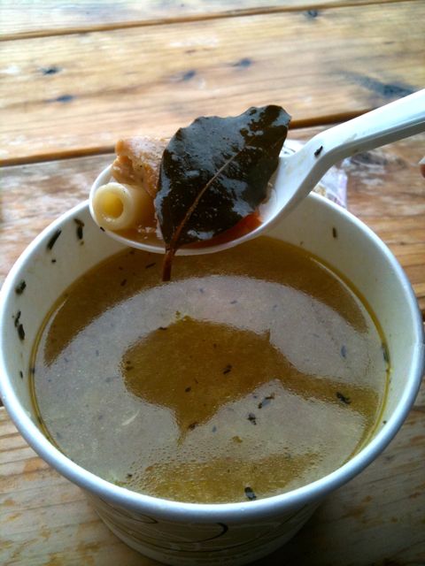 Tuscan soup at Philly Boys Cheesesteaks