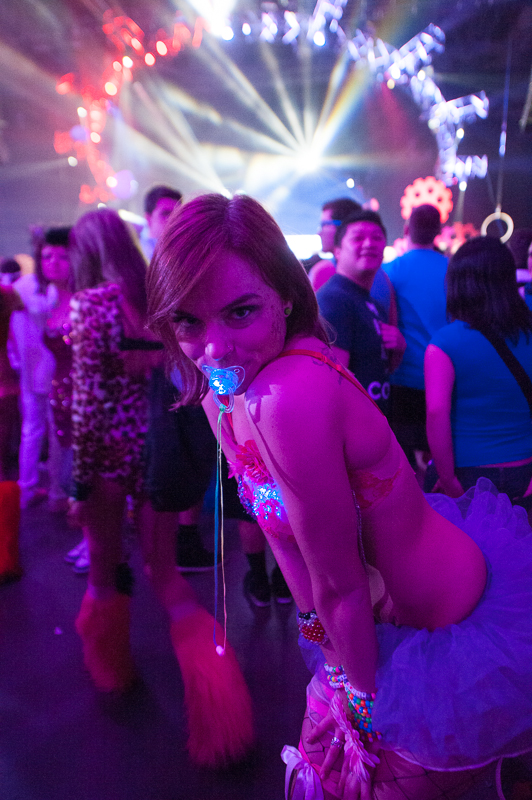 Five-hundred pounds of confetti were fired from a cannon and thousands of