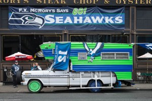 The 12th man was out in force at CenturyLink Field Sunday night,
