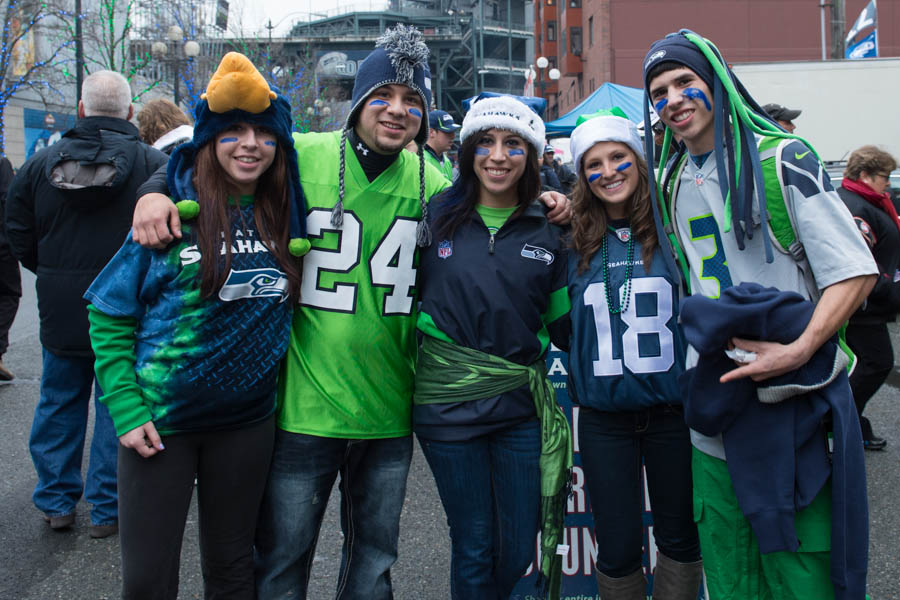 The 12th man was out in force at CenturyLink Field Sunday night,